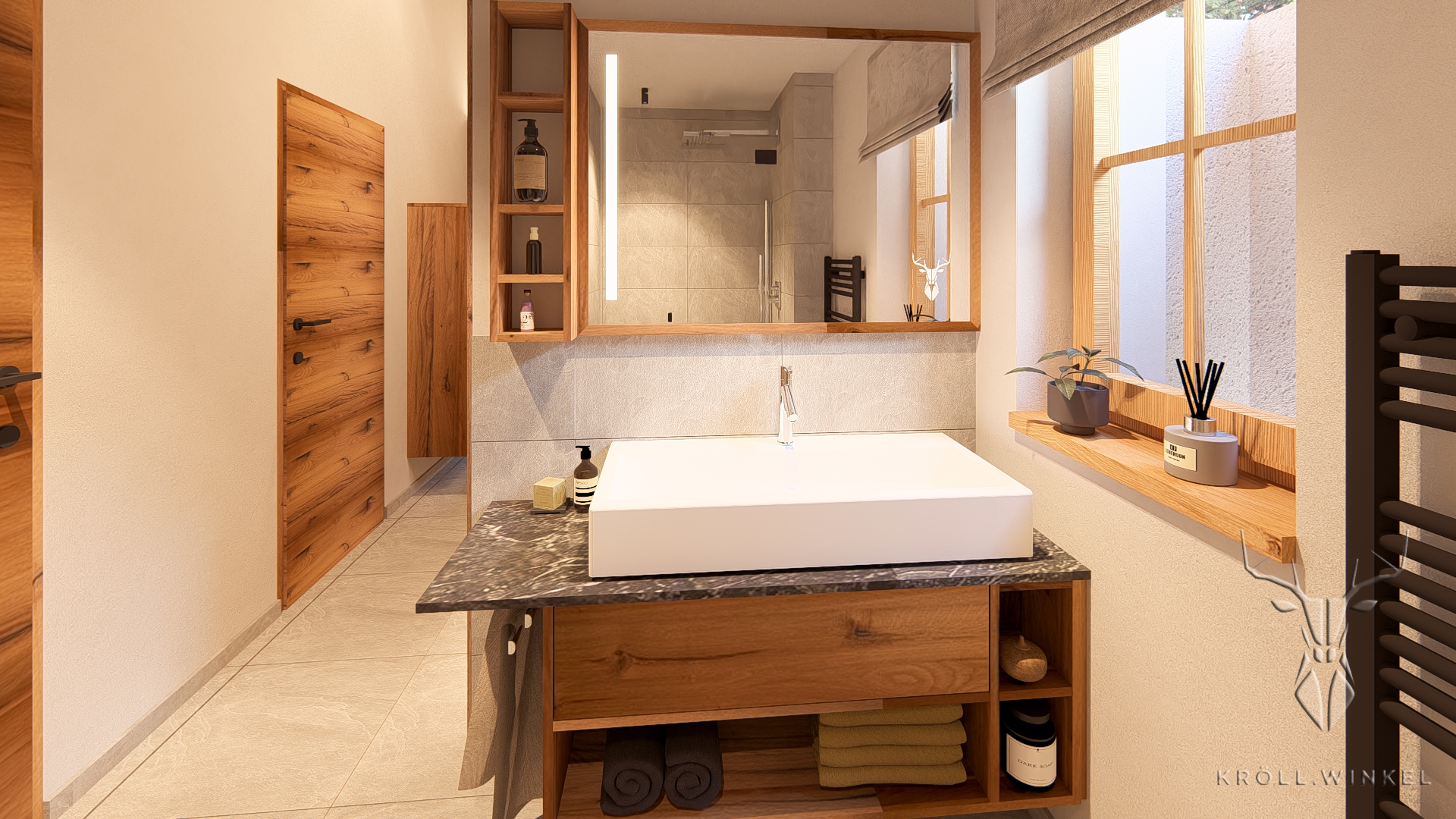 Badezimmer Chalet Hochkoenig in Maria Alm