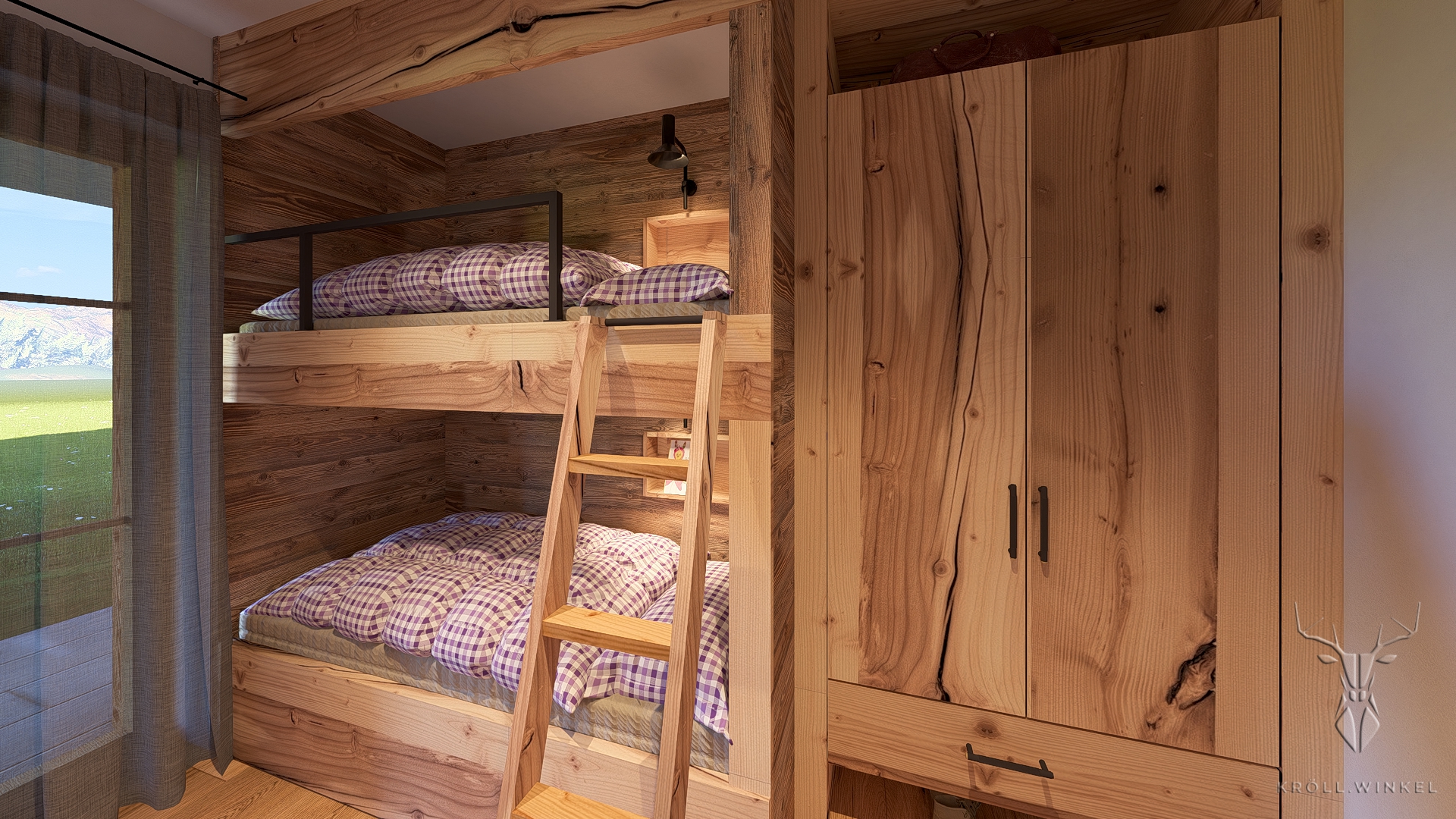 Stockbettzimmer Chalet Hochkoenig in Maria Alm